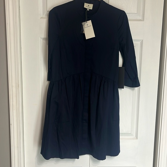 Tuckernuck Navy Royal Shirt Dress NWT - Picture 5 of 13
